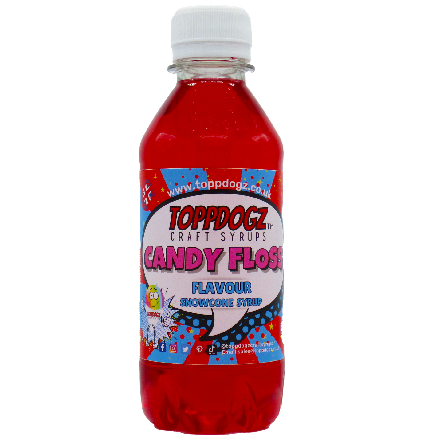 Candy Floss Snow Cone Syrup 250ml