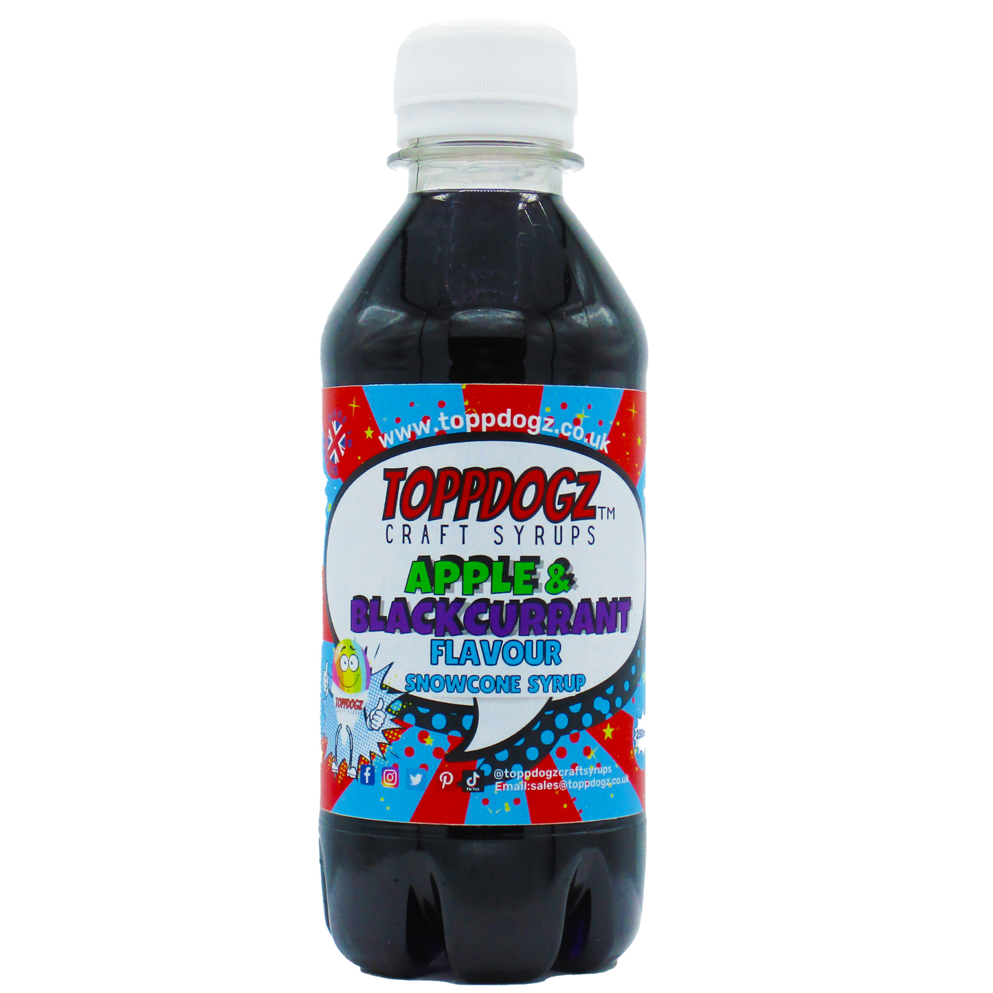 Apple & Blackcurrant Snow Cone Syrup 250ml
