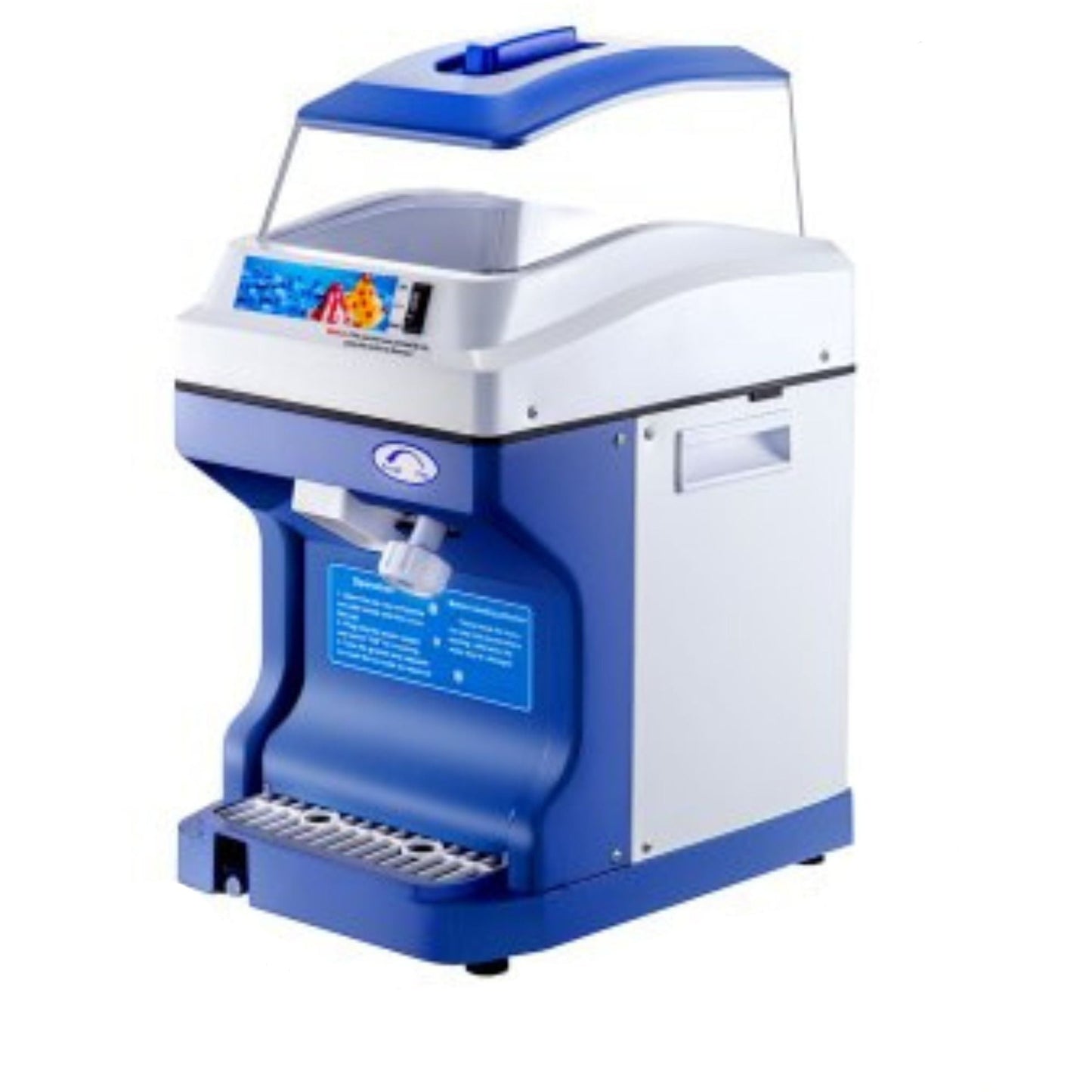 Commercial Snow Cone Machine / Ice Shaver with hopper