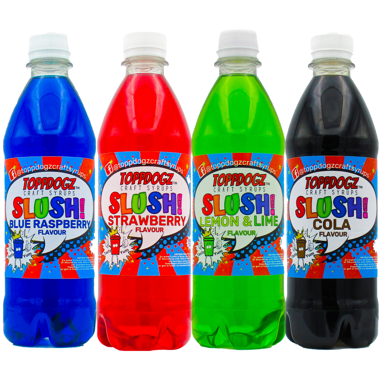 Blue Raspberry Slush syrup Strawberry slush syrup lemon and lime slush syrup cola slush syrup home use