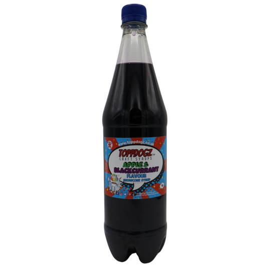 Snowcone Syrup Apple & Blackcurrant 1L