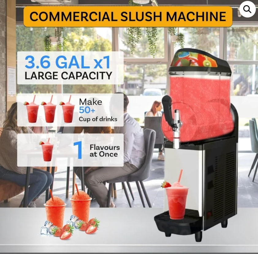 Single Tank Slush Machine 12 litre single barrel