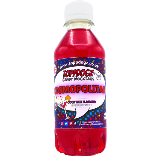 Toppdogz Cocktail Syrup Cosmopolitan 1 litre – Small Batch, Big Flavour!