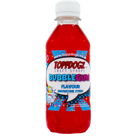 Pink Bubblegum Snow Cone Syrup 250ml