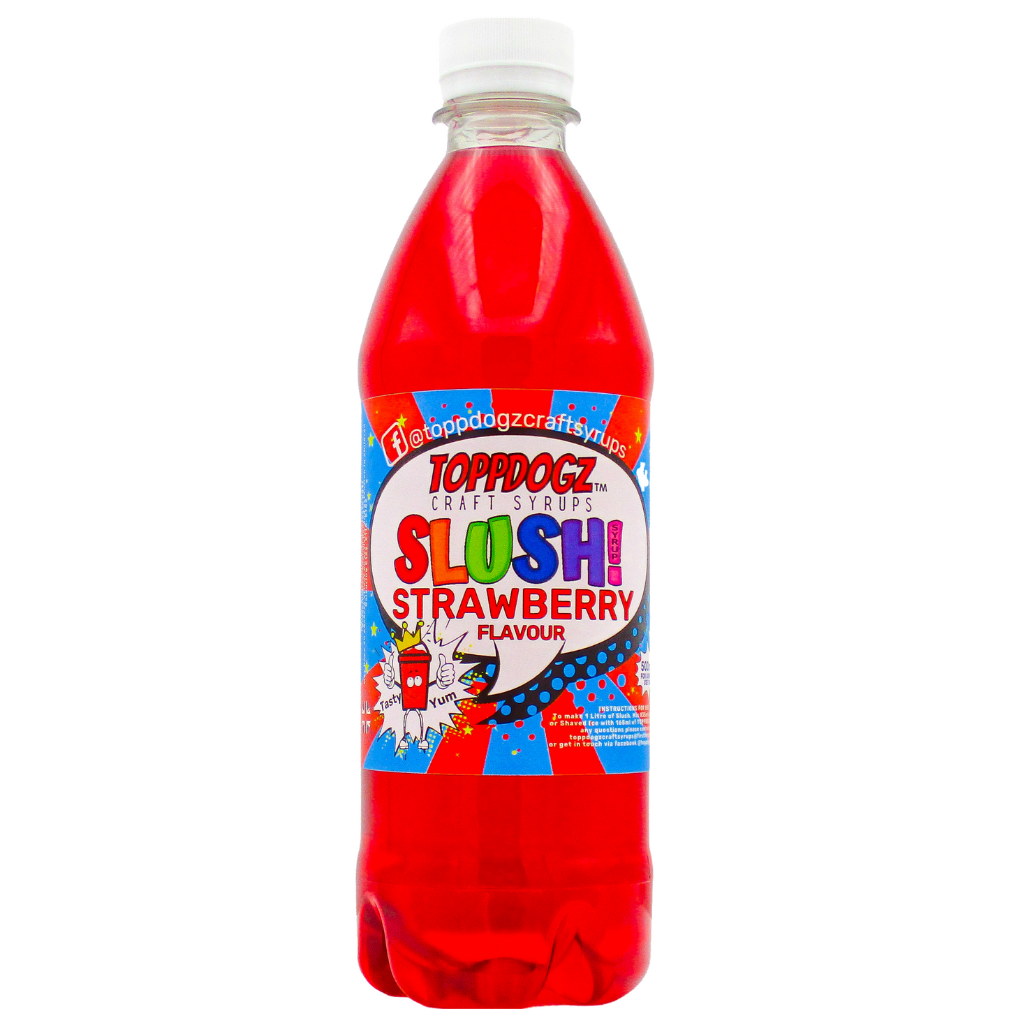 Strawberry Slush Syrup 500ml